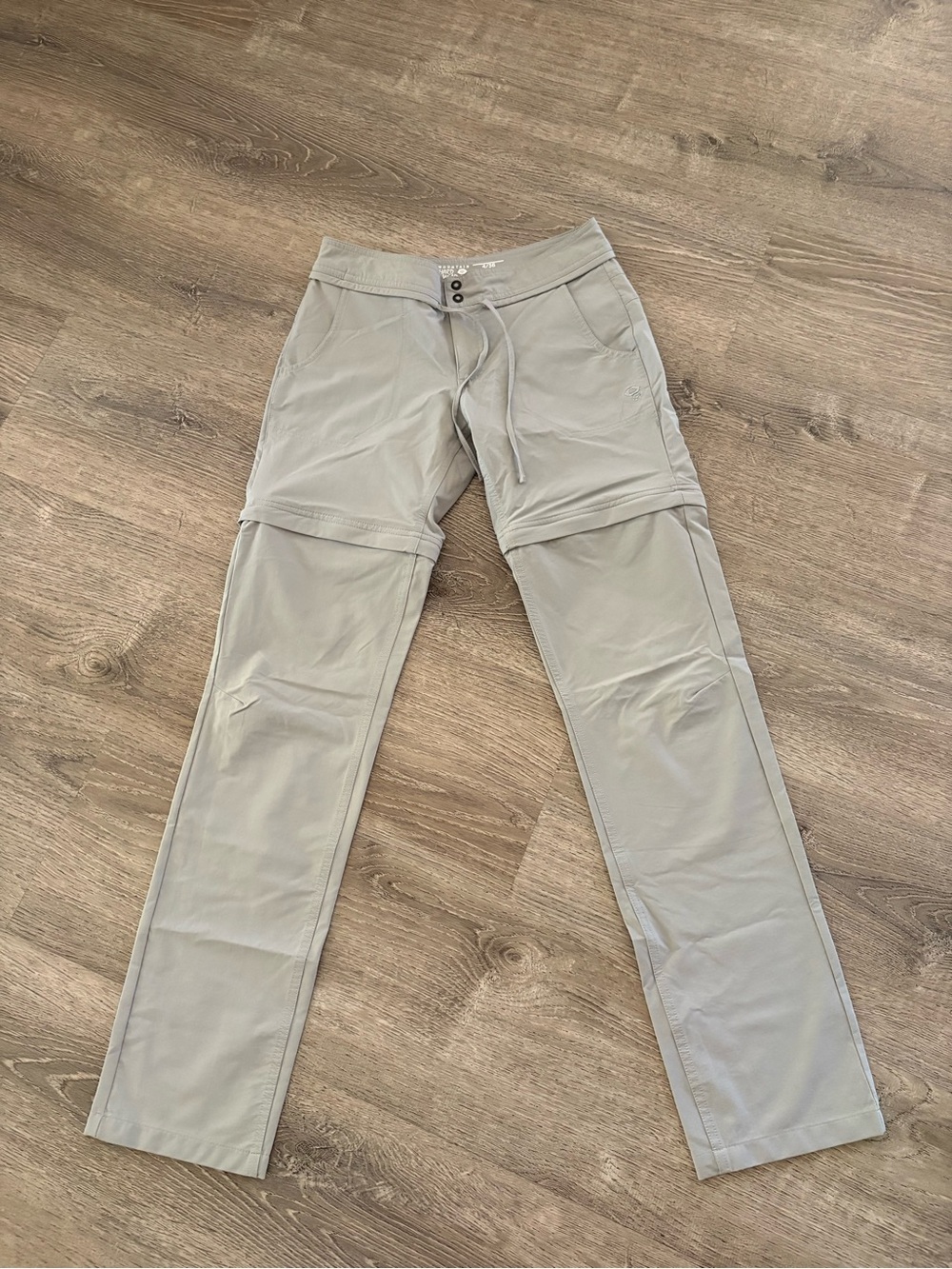 Mountain Hardwear Women's Light Gray Convertible Track Pants
